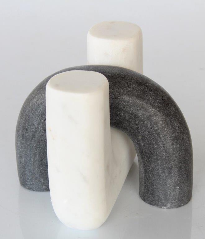 Set Of 2 Marble Ornament